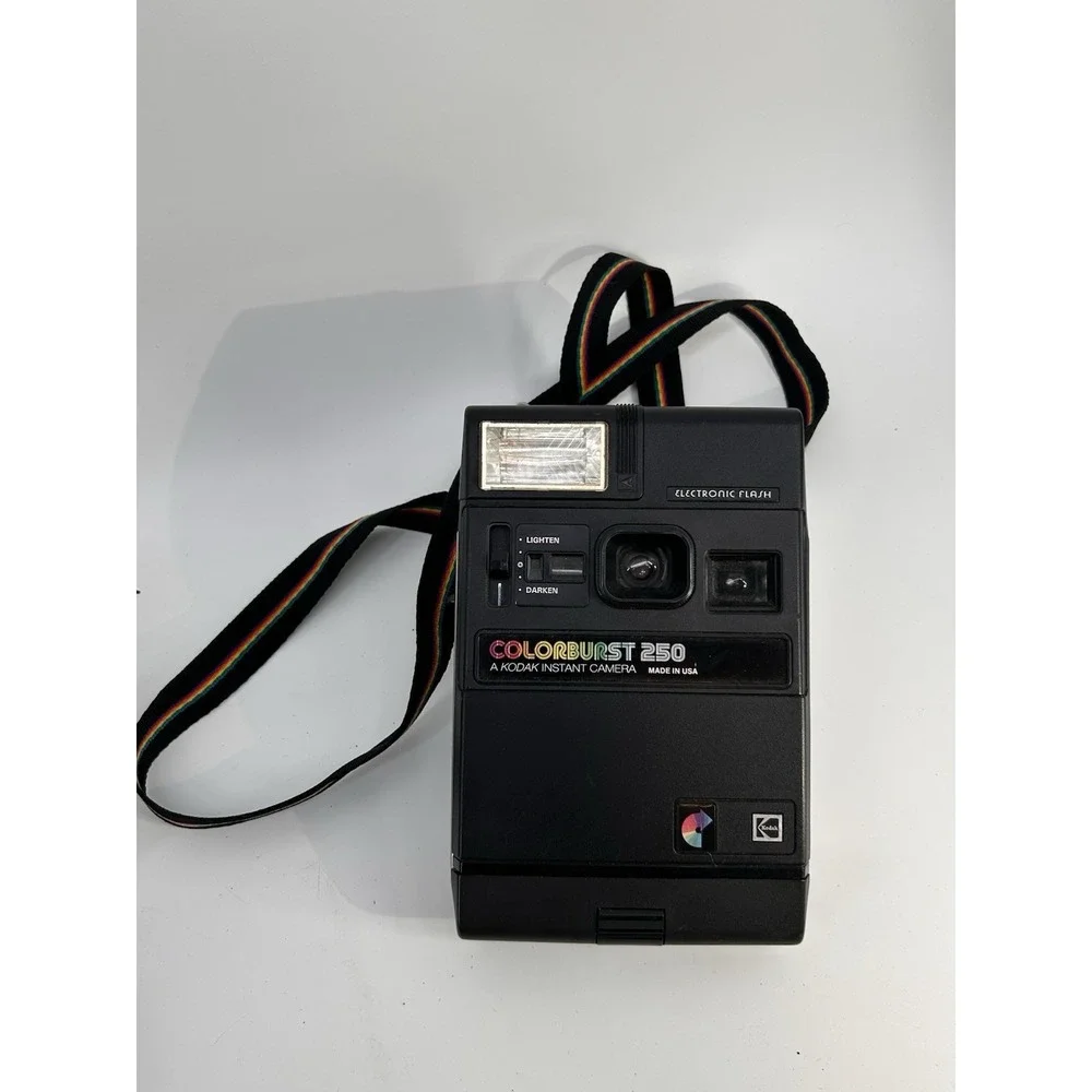 Vintage Kodak Instant Camera Colorburst 250 With Bag And Manual